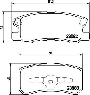 Brembo P 54 031 - Set placute frana,frana disc aaoparts.ro