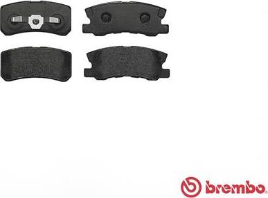 Brembo P 54 031 - Set placute frana,frana disc aaoparts.ro