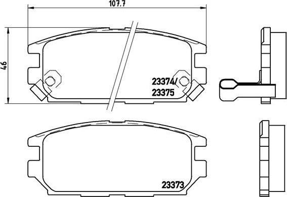 Brembo P 54 025 - Set placute frana,frana disc aaoparts.ro