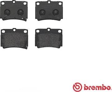 Brembo P 54 026 - Set placute frana,frana disc aaoparts.ro