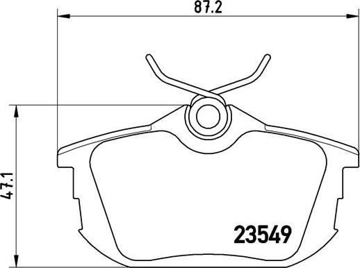 Brembo P 54 023 - Set placute frana,frana disc aaoparts.ro