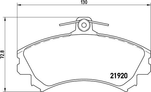 Brembo P 54 022 - Set placute frana,frana disc aaoparts.ro