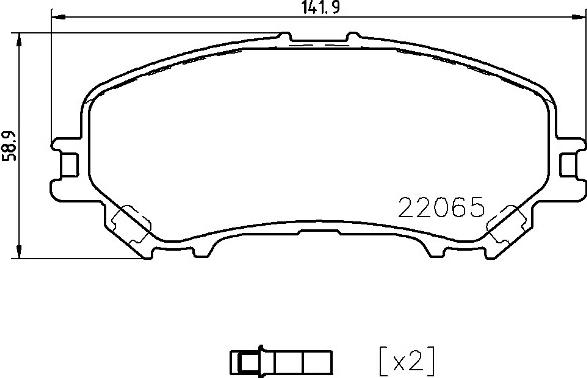 Brembo P 56 099 - Set placute frana,frana disc aaoparts.ro