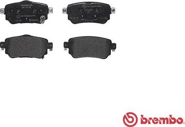 Brembo P 56 098 - Set placute frana,frana disc aaoparts.ro