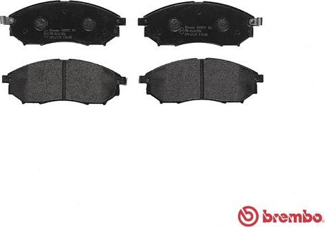 Brembo P 56 058 - Set placute frana,frana disc aaoparts.ro