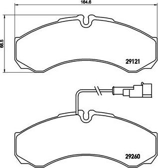 Brembo P 56 069 - Set placute frana,frana disc aaoparts.ro