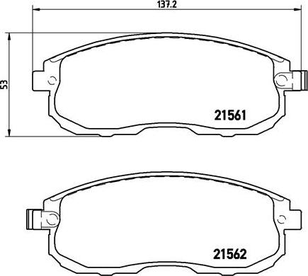 Brembo P 56 065 - Set placute frana,frana disc aaoparts.ro