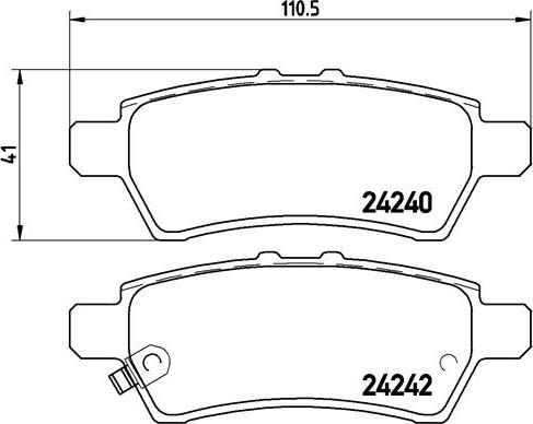 Brembo P 56 060 - Set placute frana,frana disc aaoparts.ro