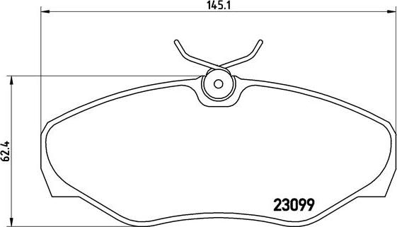 Brembo P 56 061 - Set placute frana,frana disc aaoparts.ro