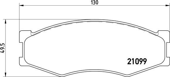 Brembo P 56 014 - Set placute frana,frana disc aaoparts.ro