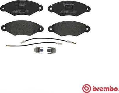 Brembo P 56 038 - Set placute frana,frana disc aaoparts.ro