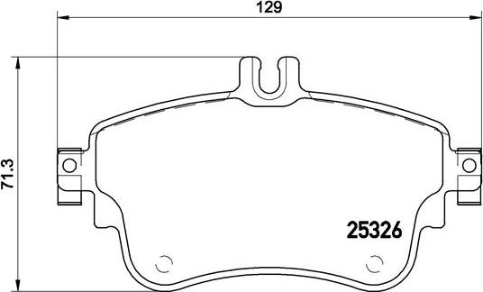 Brembo P 50 094 - Set placute frana,frana disc aaoparts.ro