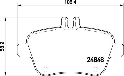 Brembo P 50 091 - Set placute frana,frana disc aaoparts.ro