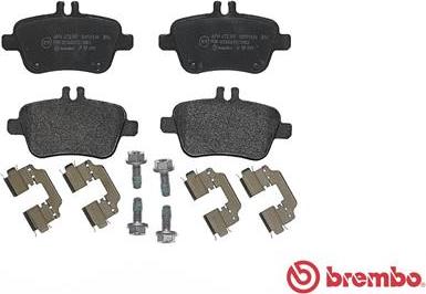 Brembo P 50 091 - Set placute frana,frana disc aaoparts.ro