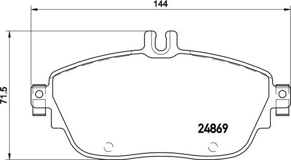 Brembo P 50 093X - Set placute frana,frana disc aaoparts.ro