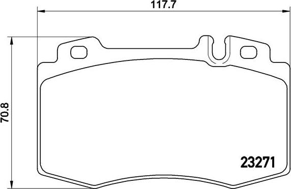 Brembo P 50 041 - Set placute frana,frana disc aaoparts.ro