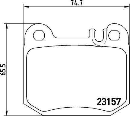 Brembo P 50 043 - Set placute frana,frana disc aaoparts.ro