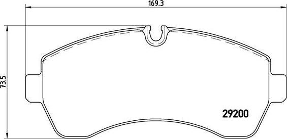 Brembo P 50 059 - Set placute frana,frana disc aaoparts.ro