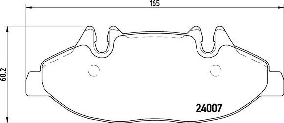 Brembo P 50 050 - Set placute frana,frana disc aaoparts.ro