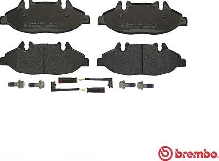 Brembo P 50 050 - Set placute frana,frana disc aaoparts.ro