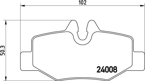 Brembo P 50 051 - Set placute frana,frana disc aaoparts.ro