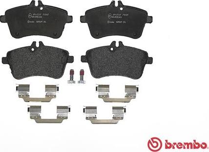 Brembo P 50 057 - Set placute frana,frana disc aaoparts.ro