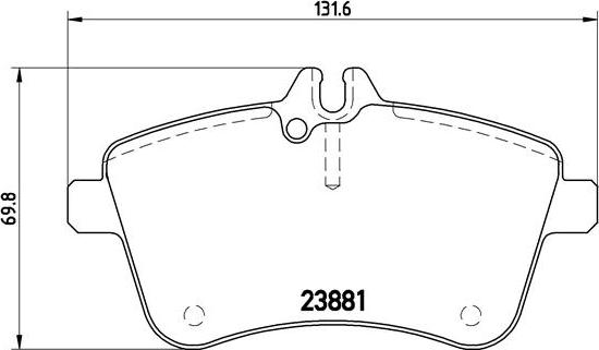 Brembo P 50 057 - Set placute frana,frana disc aaoparts.ro