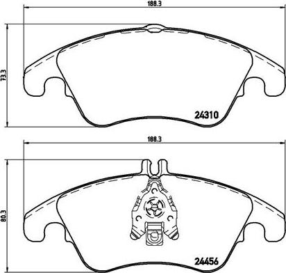 Brembo P 50 069 - Set placute frana,frana disc aaoparts.ro