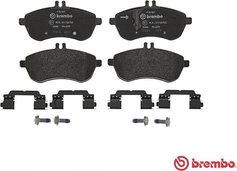 Brembo P 50 067 - Set placute frana,frana disc aaoparts.ro