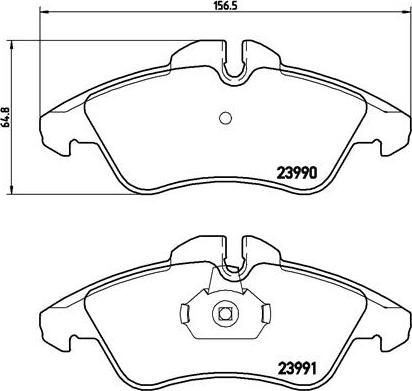 Brembo P 50 080 - Set placute frana,frana disc aaoparts.ro