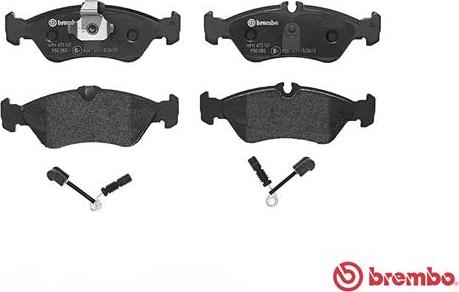 Brembo P 50 082 - Set placute frana,frana disc aaoparts.ro