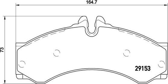 Brembo P 50 028 - Set placute frana,frana disc aaoparts.ro