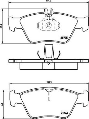 Brembo P 50 023 - Set placute frana,frana disc aaoparts.ro