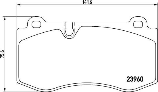 Brembo P 50 074X - Set placute frana,frana disc aaoparts.ro