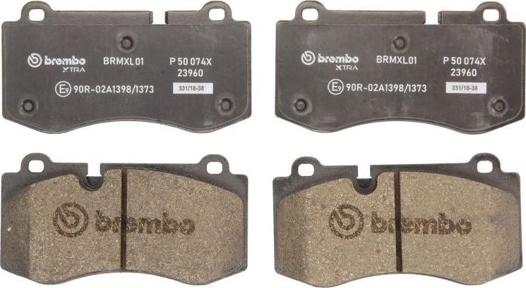Brembo P 50 074X - Set placute frana,frana disc aaoparts.ro