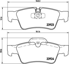 GMC 2392301 - Set placute frana,frana disc aaoparts.ro