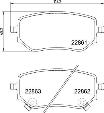 Brembo P 50 153 - Set placute frana,frana disc aaoparts.ro