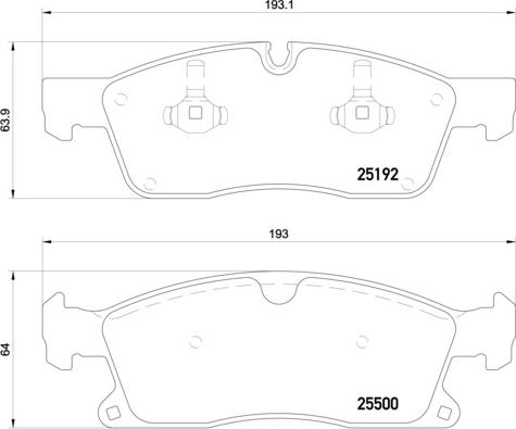 Brembo P 50 109 - Set placute frana,frana disc aaoparts.ro