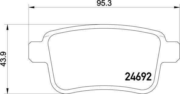 Brembo P 50 107 - Set placute frana,frana disc aaoparts.ro