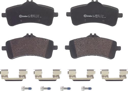 Brembo P 50 131 - Set placute frana,frana disc aaoparts.ro