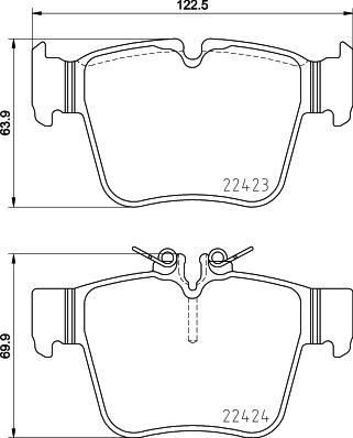 Brembo P 50 133 - Set placute frana,frana disc aaoparts.ro