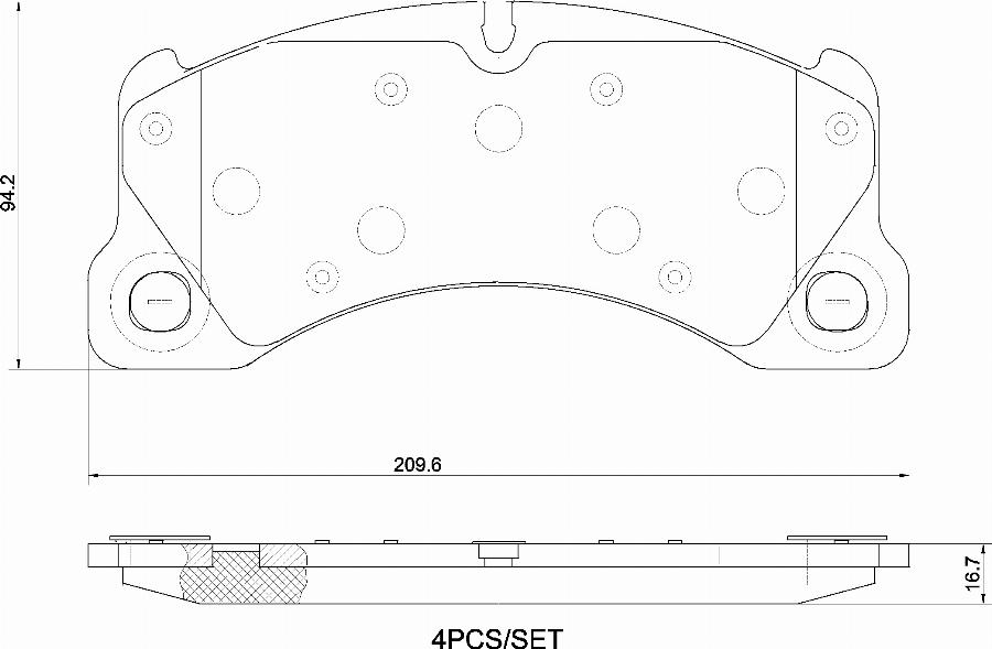 Brembo P65053N - Set placute frana,frana disc aaoparts.ro