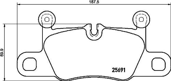 Brembo P 65 031 - Set placute frana,frana disc aaoparts.ro