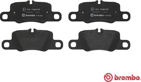 Brembo P 65 020 - Set placute frana,frana disc aaoparts.ro