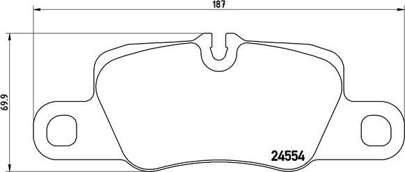 Brembo P 65 020 - Set placute frana,frana disc aaoparts.ro