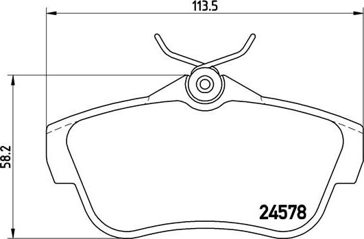 Brembo P 61 095 - Set placute frana,frana disc aaoparts.ro