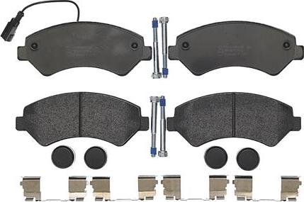 Brembo P 61 093 - Set placute frana,frana disc aaoparts.ro