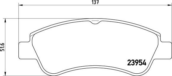 Brembo P 61 066X - Set placute frana,frana disc aaoparts.ro