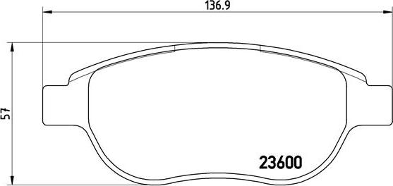 Brembo P 61 068 - Set placute frana,frana disc aaoparts.ro