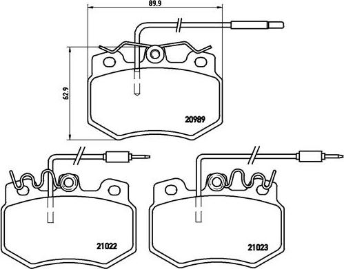 Brembo P 61 031 - Set placute frana,frana disc aaoparts.ro